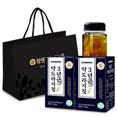 참앤들황토농원 3년근 약도라지청 250g x 2p + 전용보틀 + 쇼핑백, 2개입, 1세트