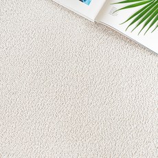 SCANDI&HOME Blend系列 可水洗短毛地毯, 奶白色 50x200公分, 200x50公分, 100%聚酯纖維, 50*200cm
