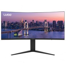 UDEA EDGE 86.4cm UWQHD 유케어 144 커브드 울트라 와이드 시네마틱 홈게임 무결점 모니터, ED3430CG