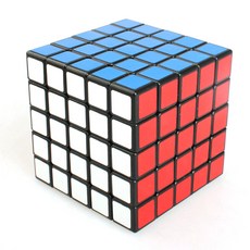 용준토이 성쇼우 큐브 블랙 5 x 5 x 5, 혼합색상