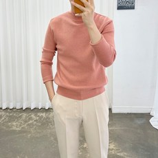 ADORE CLASSIC 半高領素色長袖針織衫