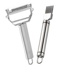 Gongsso萬用2in1不鏽鋼刨絲器+萬用刨絲器, 單色, 1組