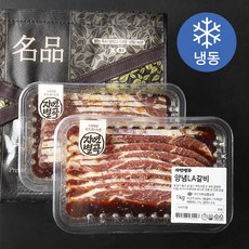자연별곡 양념 LA갈비 선물세트 2개입 (냉동), 2kg, 1개