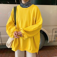 캐릭터 드로잉 포인트 오버핏 임산부 맨투맨