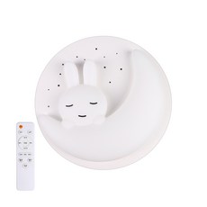 원하 LED 달토끼 방등 75W 삼성칩 + 리모컨, 방등(혼합색상), 리모컨(화이트)