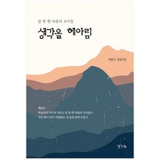 생각을 헤아림:말 못한 마음의 조각들 | 박충식 감성시집, 생각나눔