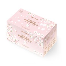 꼼마꼼마 벚꽃 리미티드 마스크 성인용 KF-AD 화이트, 30개입, 1개