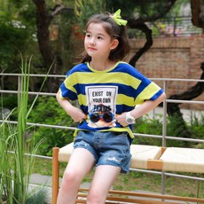 여아네온블라우스