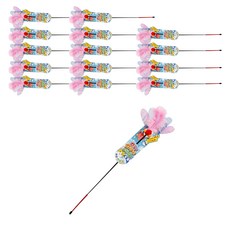  카샤카샤 고양이 재롱스틱 금붕어, 혼합색상, 15개 