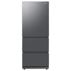 삼성전자 김치플러스 3도어 냉장고 328L 방문설치, 리파인드 이녹스, RQ33C71J2S9