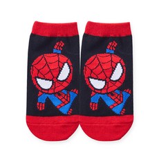 ONEDER 旺達 復仇者聯盟 蜘蛛人 幼童 直版襪 12-14cm 舒適 親膚, 1入