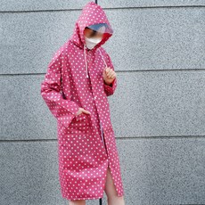 메디위 여성용 EVA 캡모자 레인코트