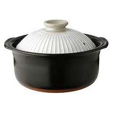 SAJI 佐治陶器 菊花粉引系列 3合炊飯鍋,日本製, 混和顏色, 1個