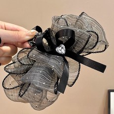 Must Have Item 레이스룸 추천 제품 리스트 6 7 시스루 하트큐빅 리본 헤어 집게핀