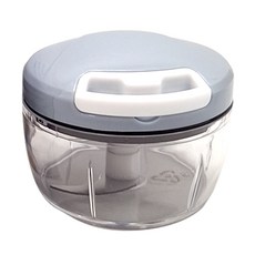 生活家嘟嘟好迷你食物調理器, 迷你食物切碎器，輕鬆拉動，快速切碎，廚房必備, 顏色隨機, 1入