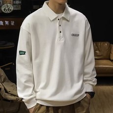 DM 레트로 블랙 폴로 셔츠 맨투맨