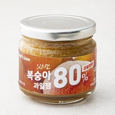 잇츠잼 복숭아 80% 과일잼, 200g, 1개