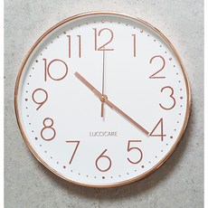 로즈골드벽시계