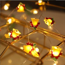 可愛農場聖誕 LED 派對燈泡 20 個照明裝飾品, 1個, 聖誕鐘