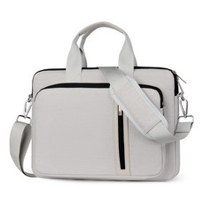 BAGnBAGs 충격완화 엠보싱 노트북 가방 NT-05, 라이트그레이, 1개