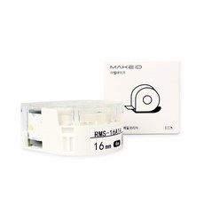로드메일코리아 MAKEiD 라벨테이프 라벨지 16mm, 부채꼴 패턴(RMS-16A14), 4m