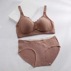 아티렐 프론트 패턴라인 면 브라팬티 세트