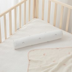 아이레빗 유아용 100수 누빔 순면 바디필로우 솜포함 원형, 별달자수