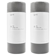 예밀 뜯어쓰는 일회용 수세미 롤형 60p, 그레이, 60개입, 2개
