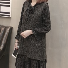 민성컴퍼니 브이넥 니트 임산부 조끼