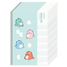 포포팬시 라이노 초등 영어노트, 민트, 10개 10개, 민트