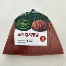 비비고 포기김치양념, 5kg, 1개