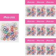 Uniaht 彩色O型環, 混色, 10個
