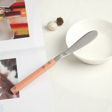 보겐 국산 몽블랑 브리샤 샤틴 커트러리 버터나이프, 1개, 피치