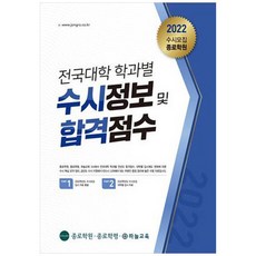 종로학원수시정보및합격점수