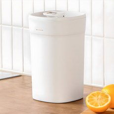 Dailygongam 強力密封防臭廚餘桶 3L, 1個, 白色
