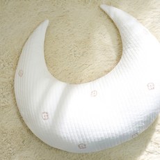 롤베이비 아기 누빔 달 쿠션, 백랑이
