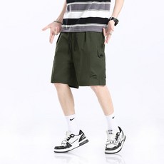 블랙101 남성용 웨브리아 캐쥬얼 카고 반바지 B235MF00450