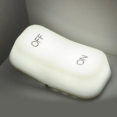  원하 심플 LED 스위치 USB타입 컴스 주광색 무드등 IE430, 화이트 