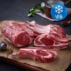 플레잇 프리미엄 램 통 프렌치 랙 700g + 스테이크 시즈닝 10g 세트 (냉동), 1세트