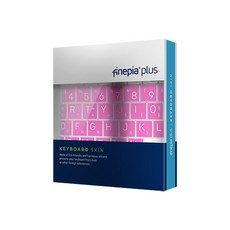 파인피아 노트북 플러스2 NT550XDA 시리즈용 마카롱 문자키스킨, 핑크, 1개