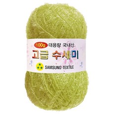 yarna 대용량 고급 수세미 100g, 159 그린버터, 1개 159 그린버터, 1개