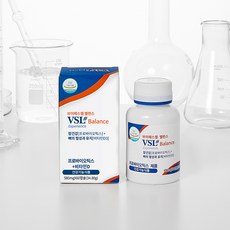 VSL3 밸런스 생유산균 + 비타민D 34.8g, 60정, 1개