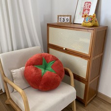AM International Ignas厚實蔬菜靠墊坐墊, 01 番茄
