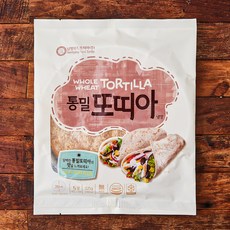 남향푸드또띠아 통밀또띠아, 225g, 1개 - 호면턱