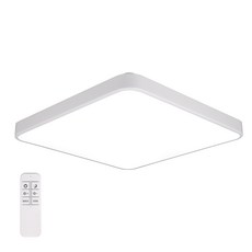 원하 LED 미미 방등 50W + 리모컨 세트, 화이트(등), 주광색(하얀빛)
