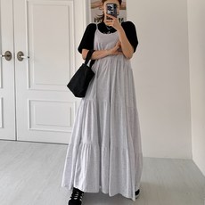 체나레오 뷔스티에캉캉 임산부 원피스
