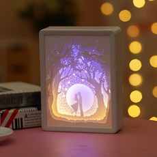 어썸리브 3D 클라우드 인테리어 LED 조명, 07 디어웜색