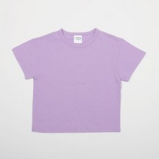 레인보우키즈 유아동용 파스텔 무지 반팔 티셔츠