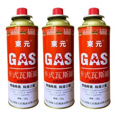 東元瓦斯罐3入組, 露營野炊便攜卡式爐燃料, 高純度安全閥設計, 1入