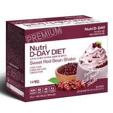 뉴트리디데이 다이어트 달콤한 팥 쉐이크 14p, 350g, 1개